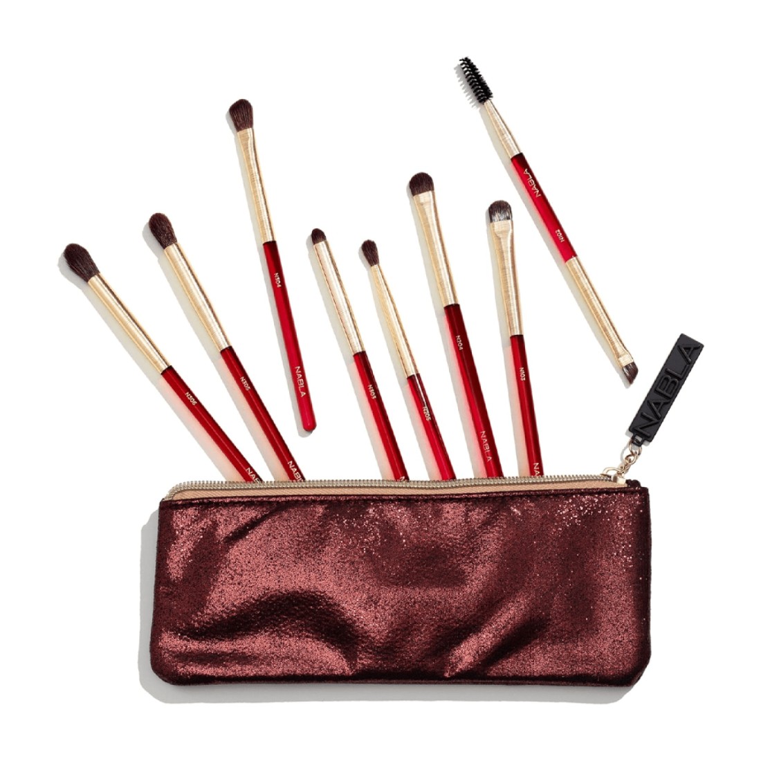 NABLA Ruby Complete Eye Brush Set- 8 Pieces