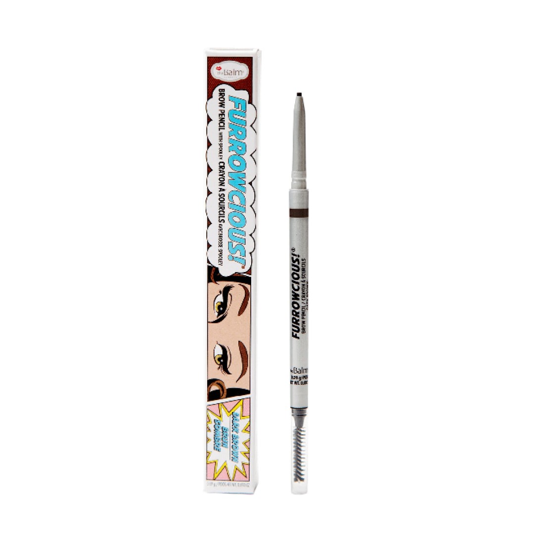 theBalm Furrowcious Brow Pencil with Spooley - Dark Brown
