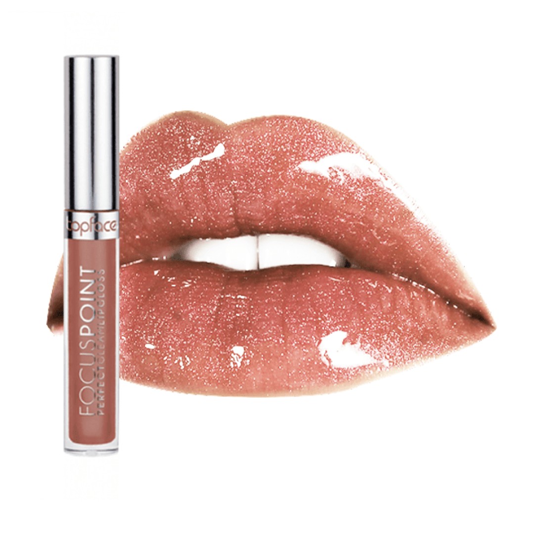 Topface Focus Point Perfect Gleam Lipgloss -111-Walnut
