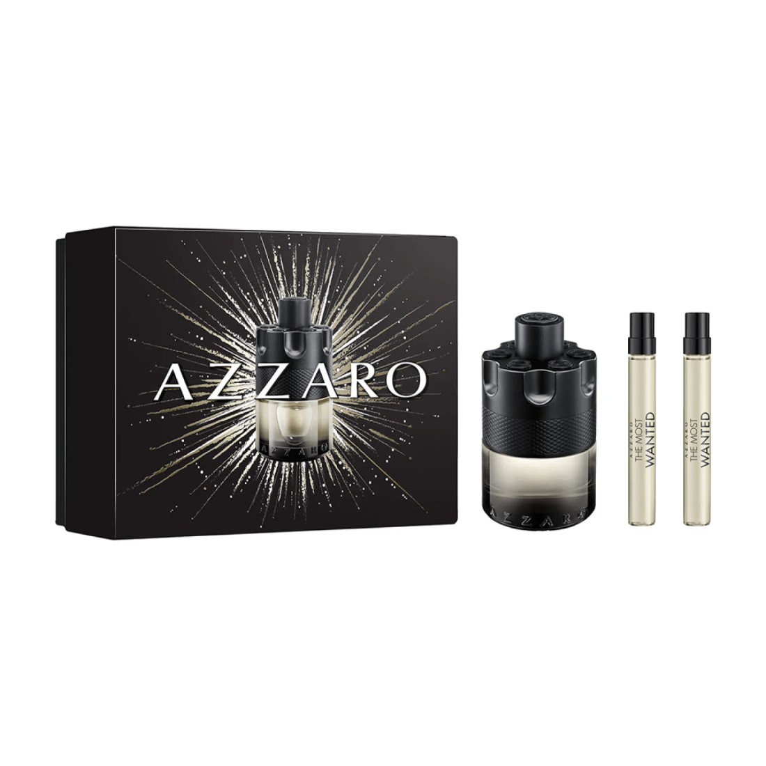 ازارو مجموعة عطر ذا موست وانتد للرجال - او دو تواليت انتنس - 3 قطع