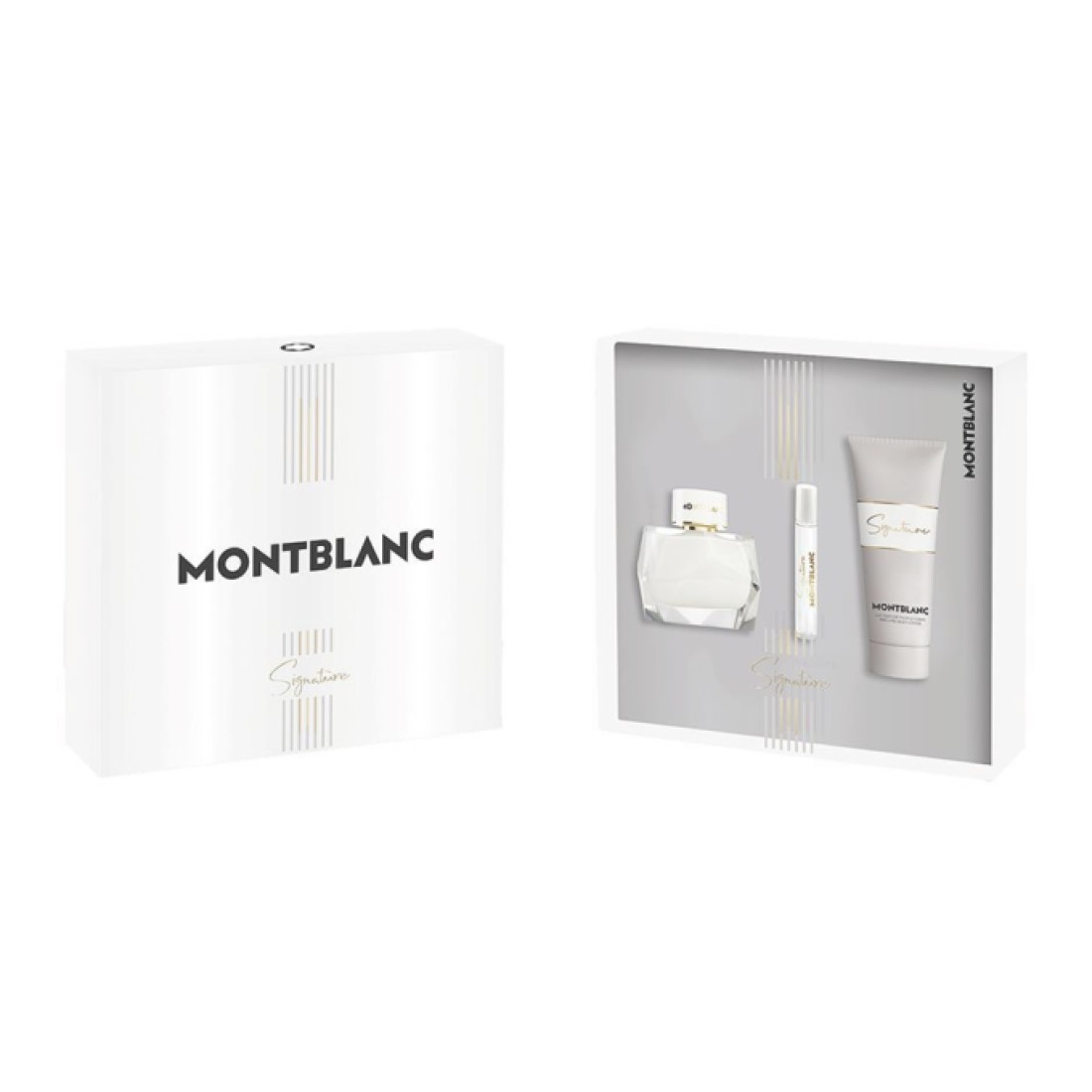 Mont Blanc Signature Gift Set For Women- Eau de Parfum - 3 pieces