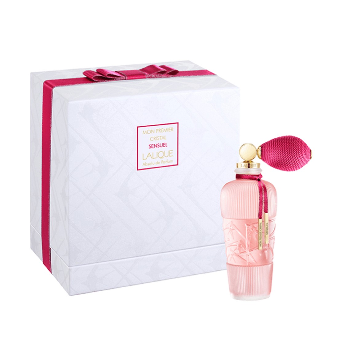 مجموعة عطر مون بريميير كريستال سينسويل ابسولو من لاليك للنساء - او دي برفيوم - 4 قطع