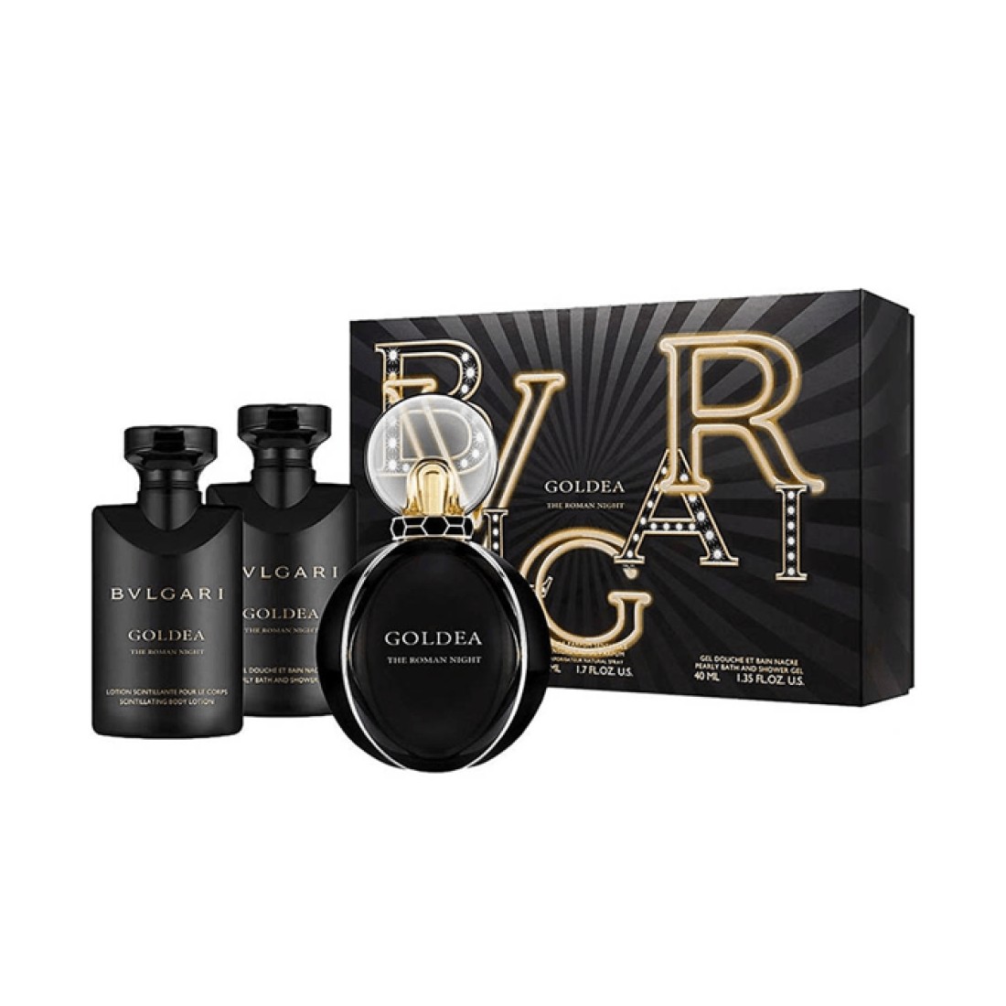 Bvlgari Goldea The Roman Night Gift Set For Women - Eau De Perfum