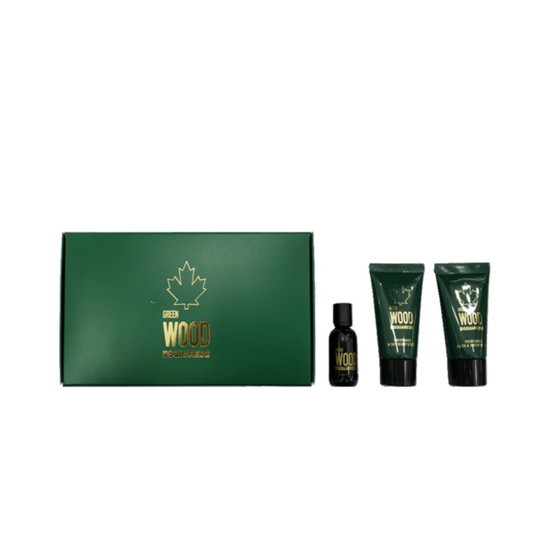 Dsquared2 Green Wood For Men Gift Set -Eau De Toilette -3 Pieces
