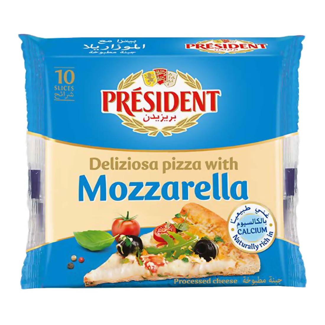 President Special Pizza Mozzarella Slice Cheese 200g