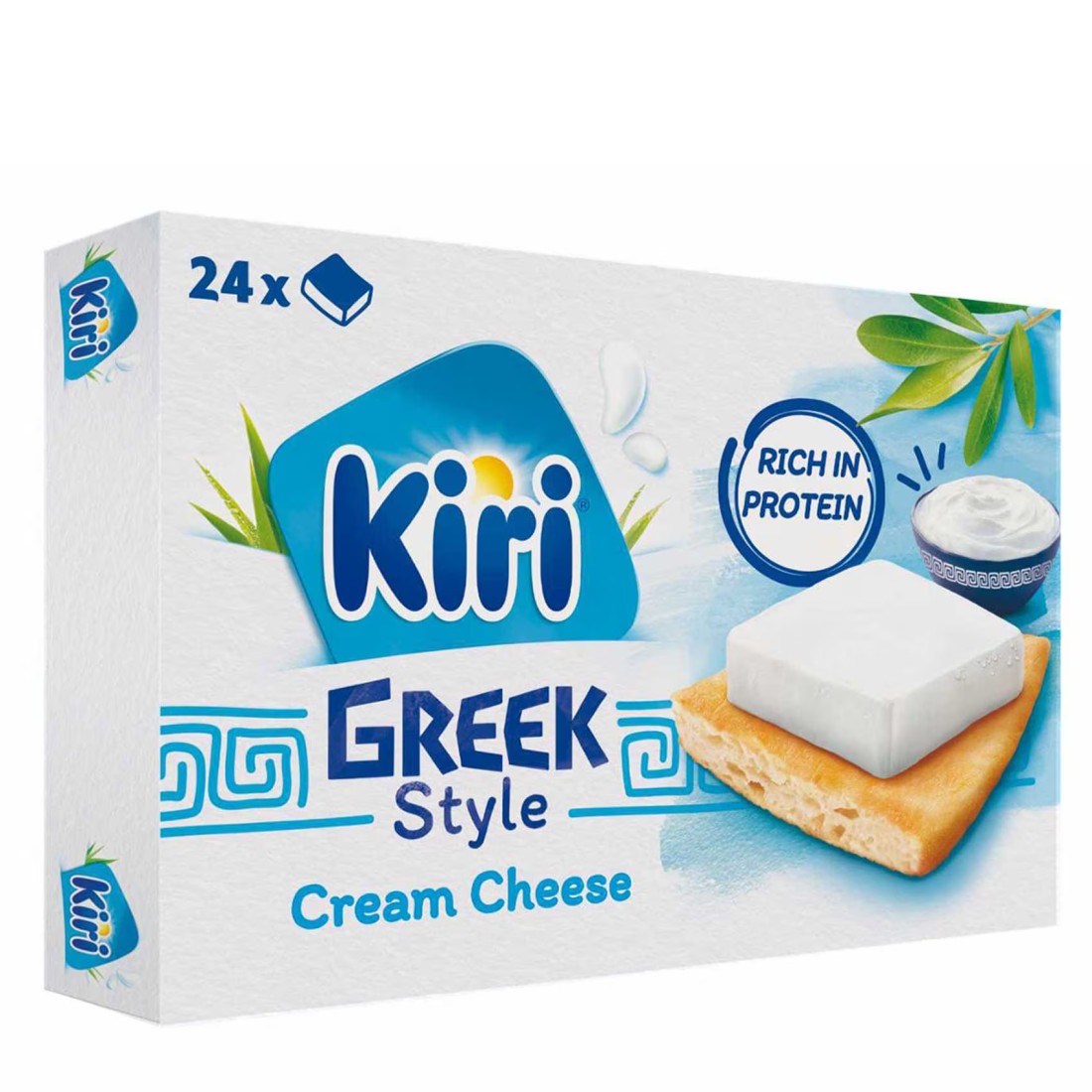 Kiri Greek Style Cheese Squares 400g 24 Portions