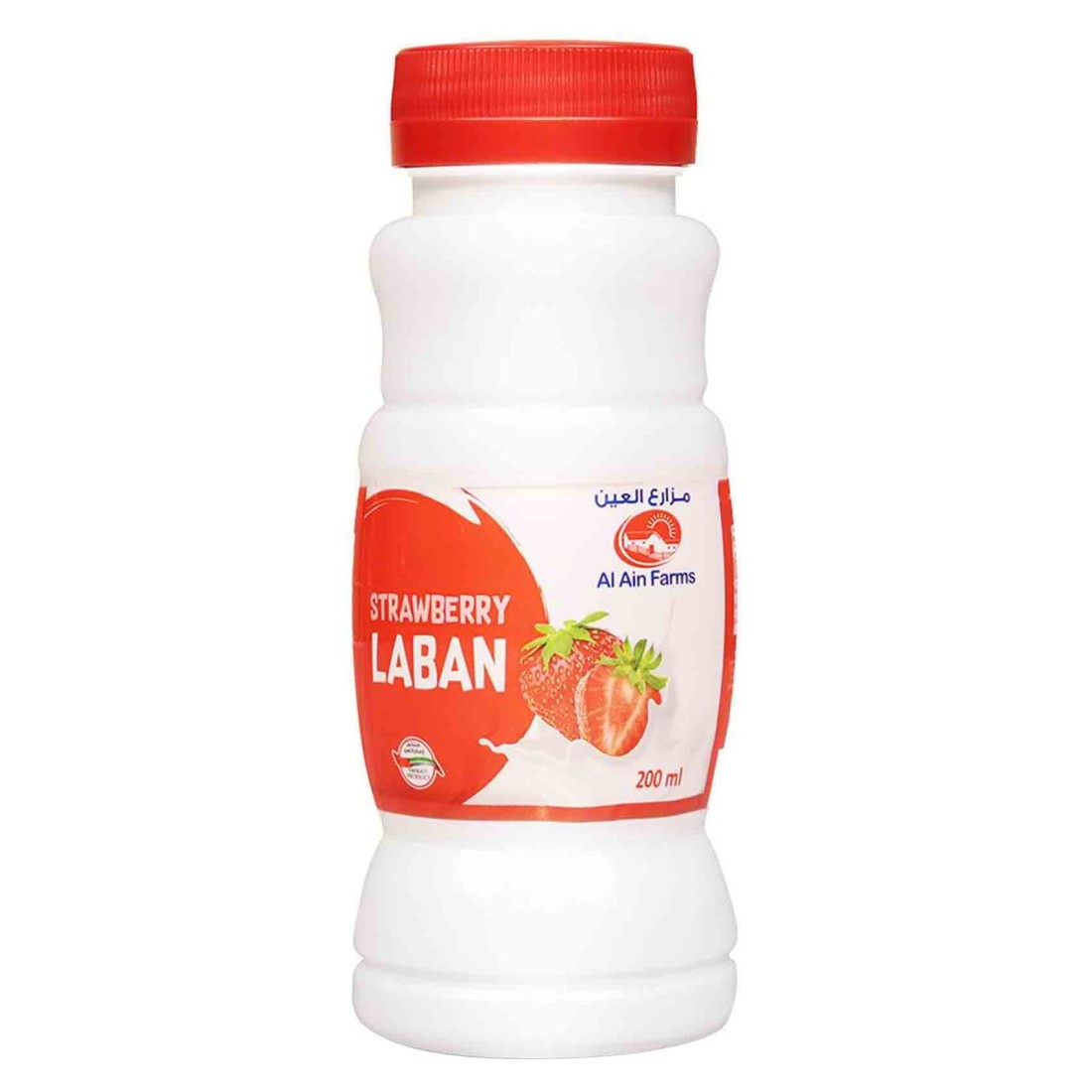 العين لبن بنكهة الفراولة 200 ملل