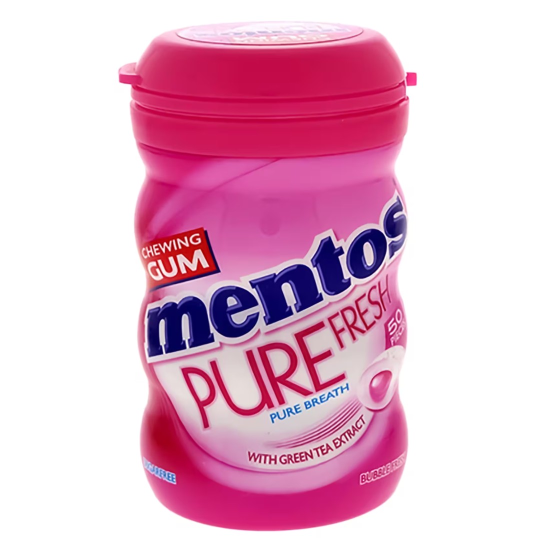Mentos Pure Fresh Sugar Bubblefresh Flavour Free Chewing Gum, 87.5g