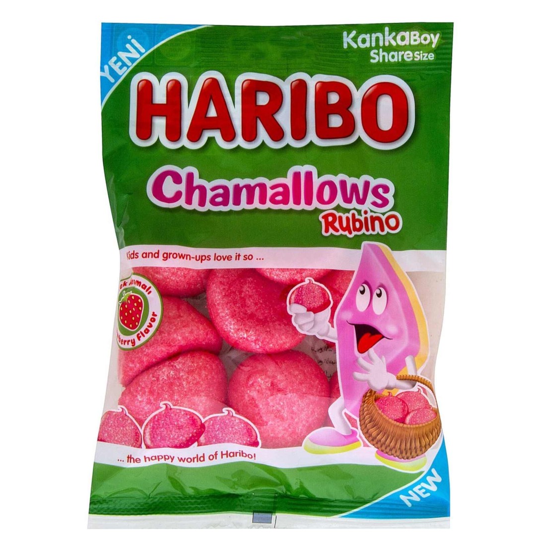 Haribo Rubino Chamallows Strawberry Marshmallow, 70g