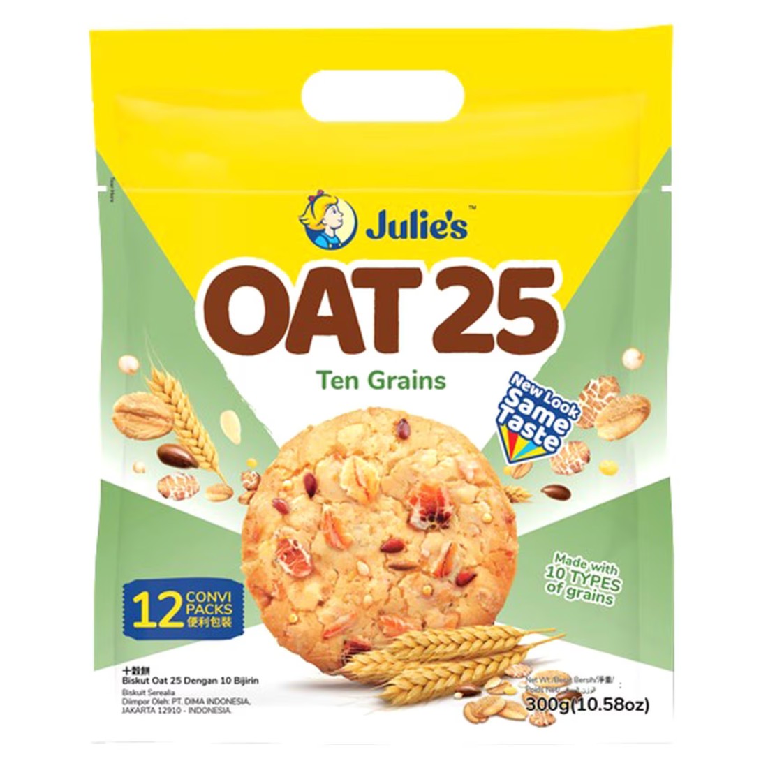 Julie&#39;s Oat 25 Ten Grains Cookies 200g