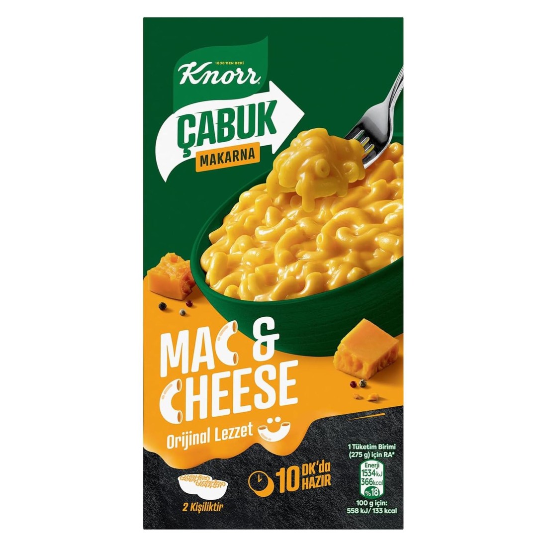 Knorr Cabuk Makarna Mac And Cheese 212g