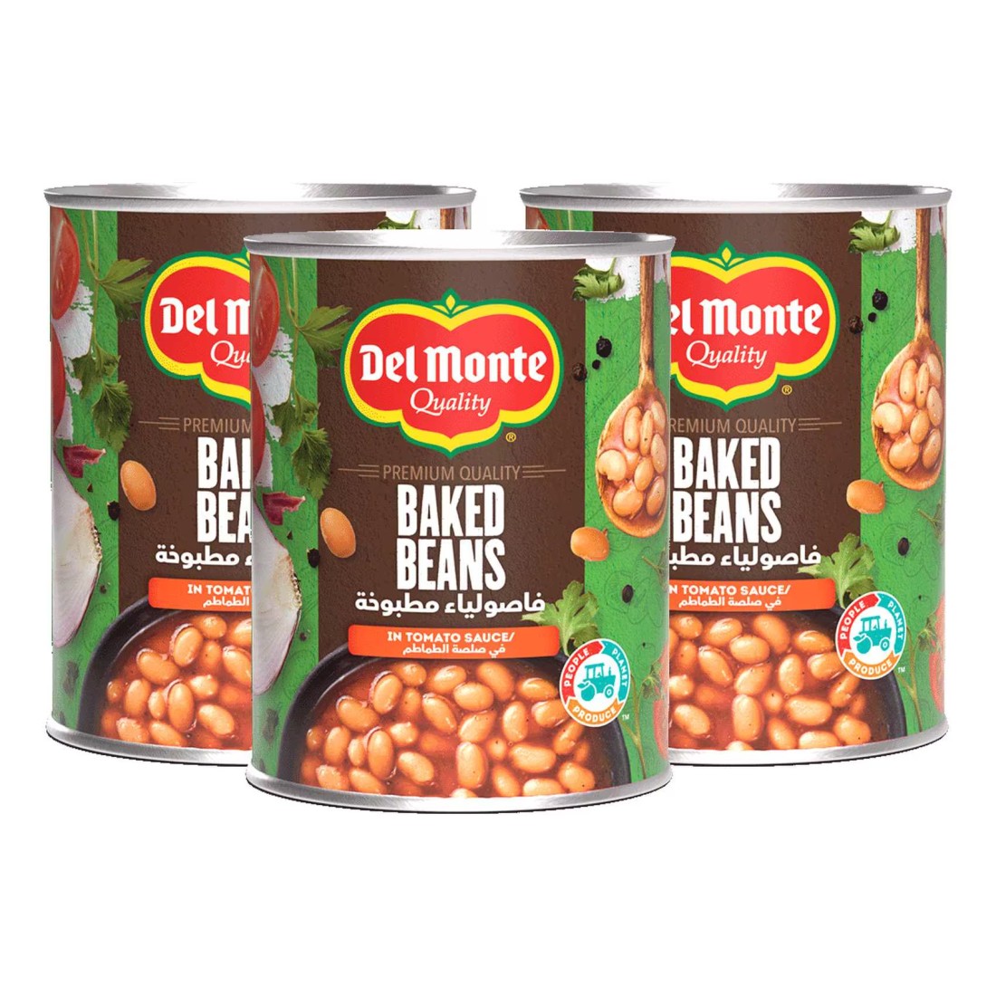 Del Monte Baked Beans in Tomato Sauce, 420g Pack of 3