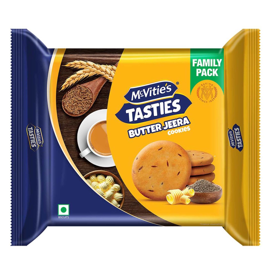 McVitie&#39;s Tasties Butter Jeera Cookies 464g