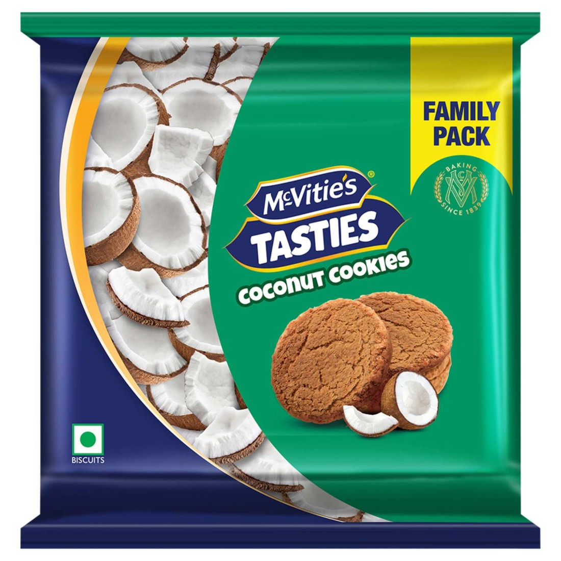 McVitie&#39;s Tasties Coconut Cookies 572g