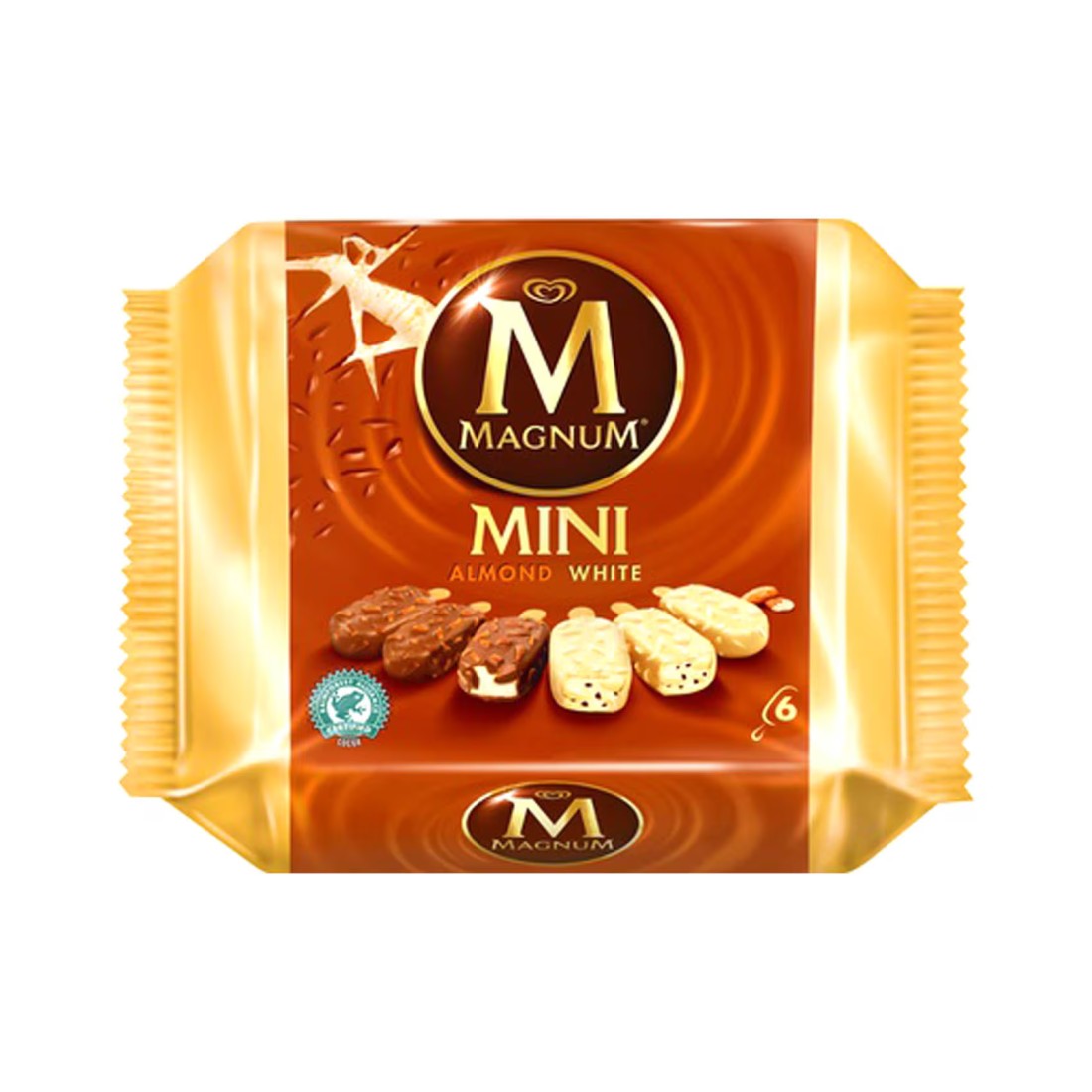 Magnum Mini White Almond Ice Cream 345ml