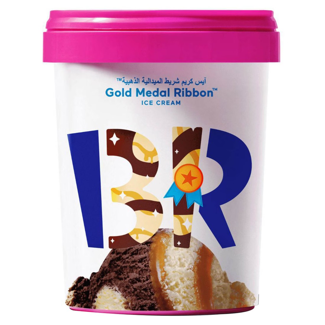 Baskin Robbins Gold Medal Ribbon Ice Cream 1L