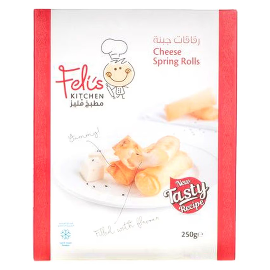 Feli&#39;s Kitchen Cheese Rolls Arabic 250g