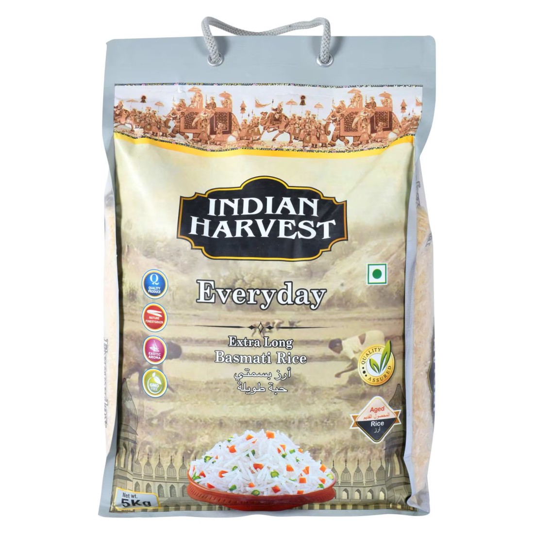 Indian Harvest Everyday Extra Long Basmati Rice, 5kg
