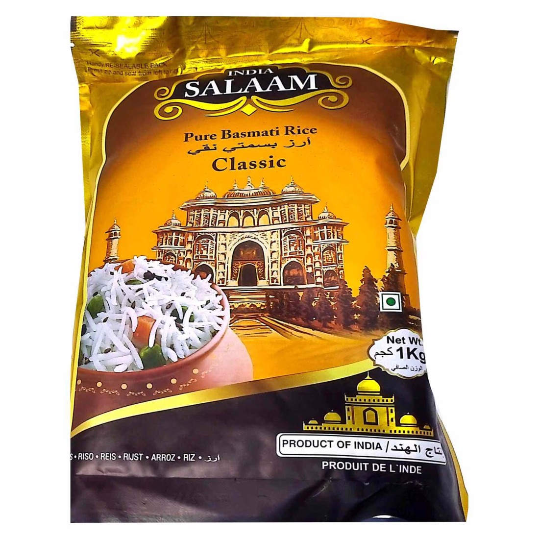 India Salaam Classic Pure Basmati Rice 1kg