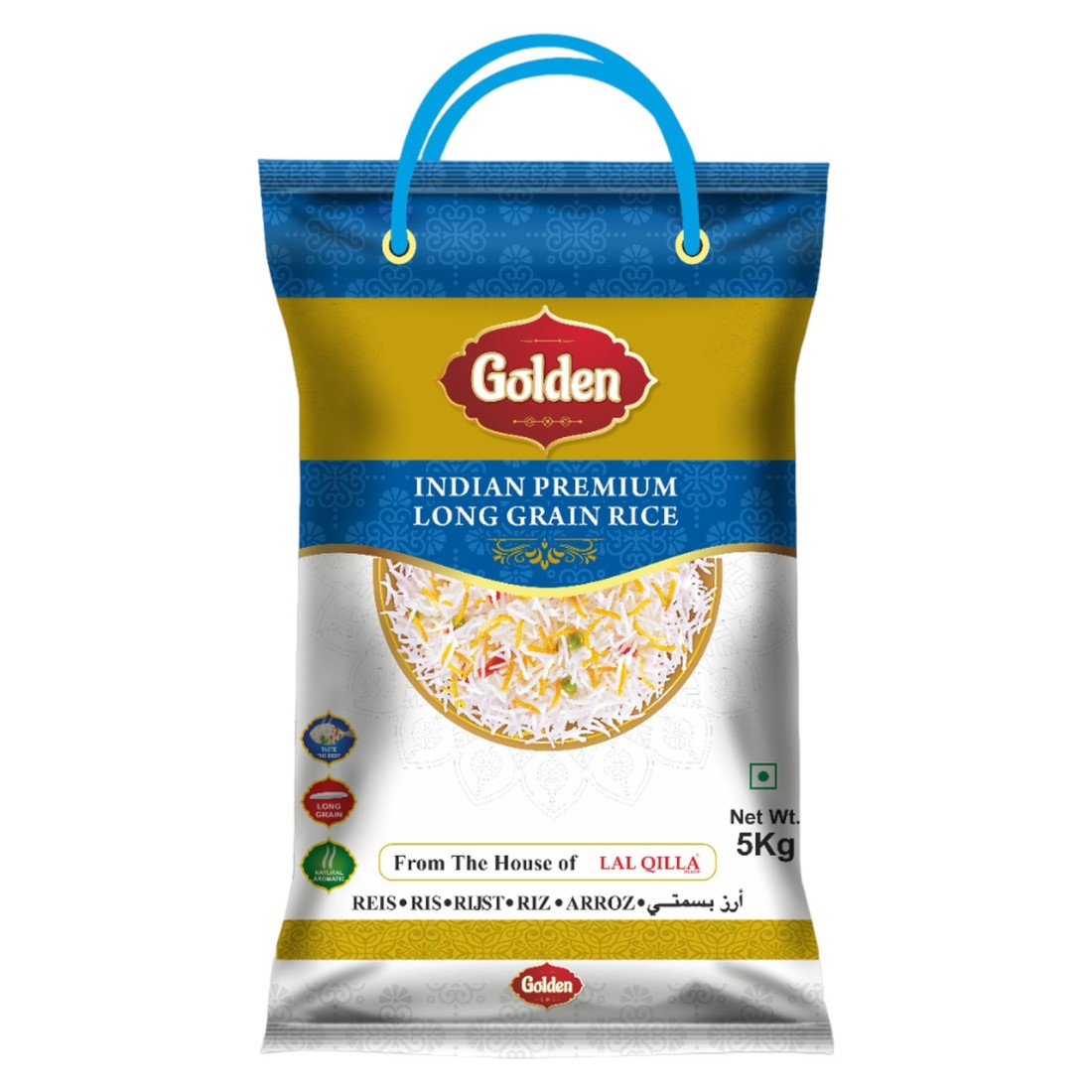 Lal Qilla Golden Indian Premium Long Grain Rice 5kg