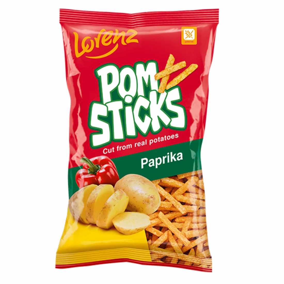 Lorenz Pomsticks Paprika Flavour Potato Snack, 85g