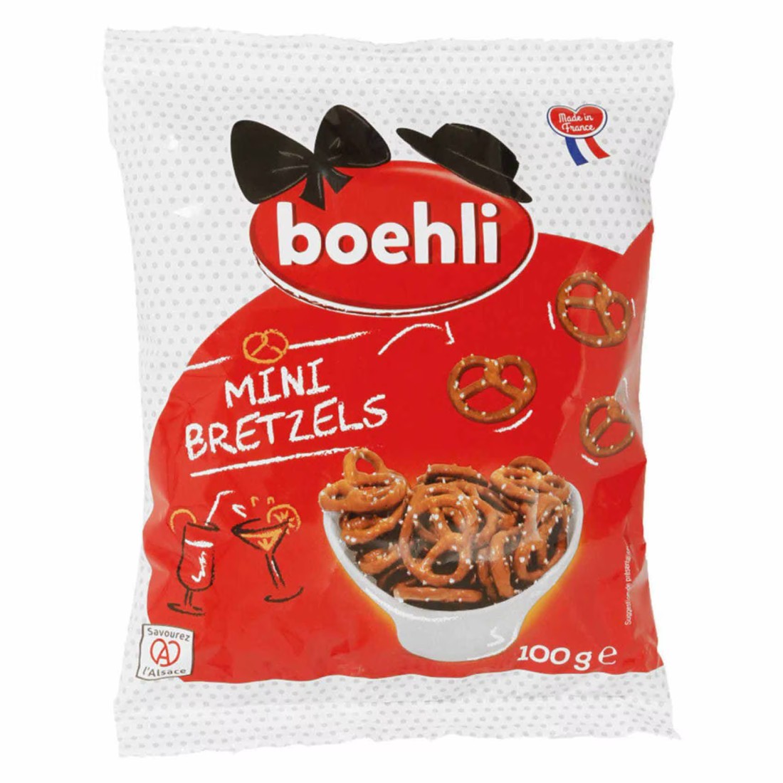 بوهلي أكياس بريتزل صغيرة 100 غرام