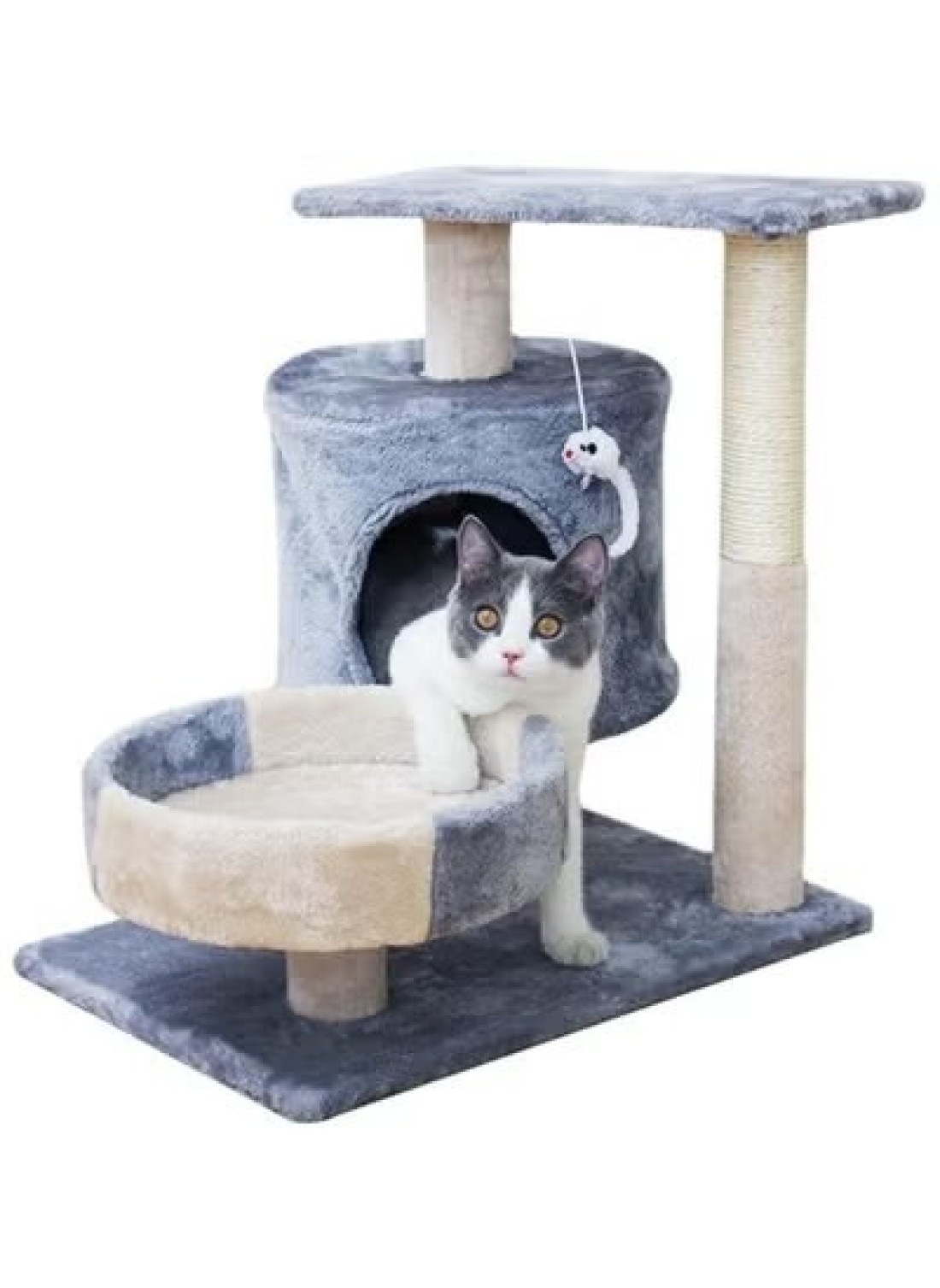 Radiotronics Cat Tree/Cat Tower Cat Climbing Frame, cat Litter, cat Tree, cat Jumping Platform, cat Scratch Board, cat Scratch Post, pet cat Supplies Indoor Climbing Activity Cat Tower