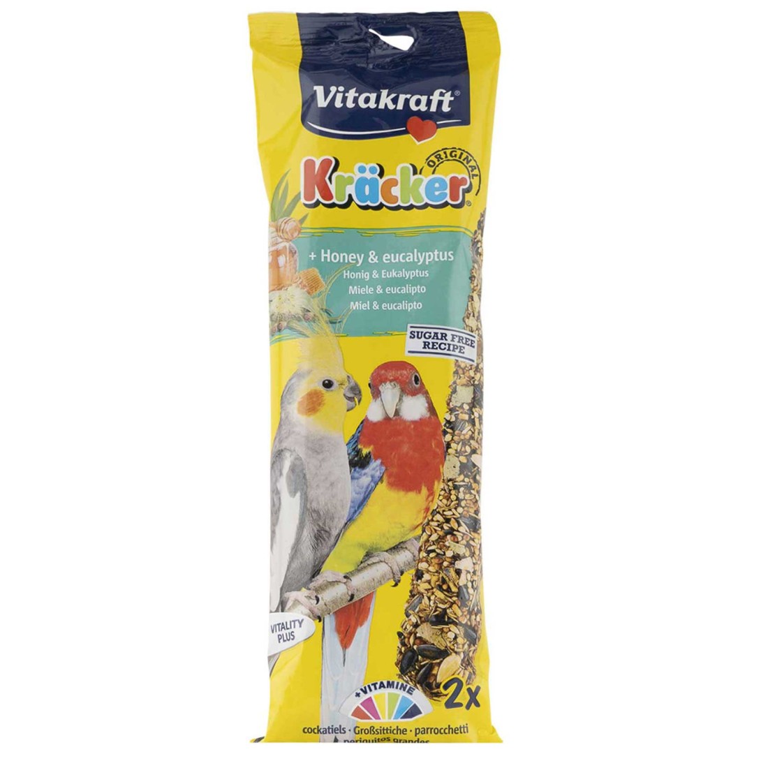 Vitakraft Kracker With Honey And Eukalyptus For Parakeet