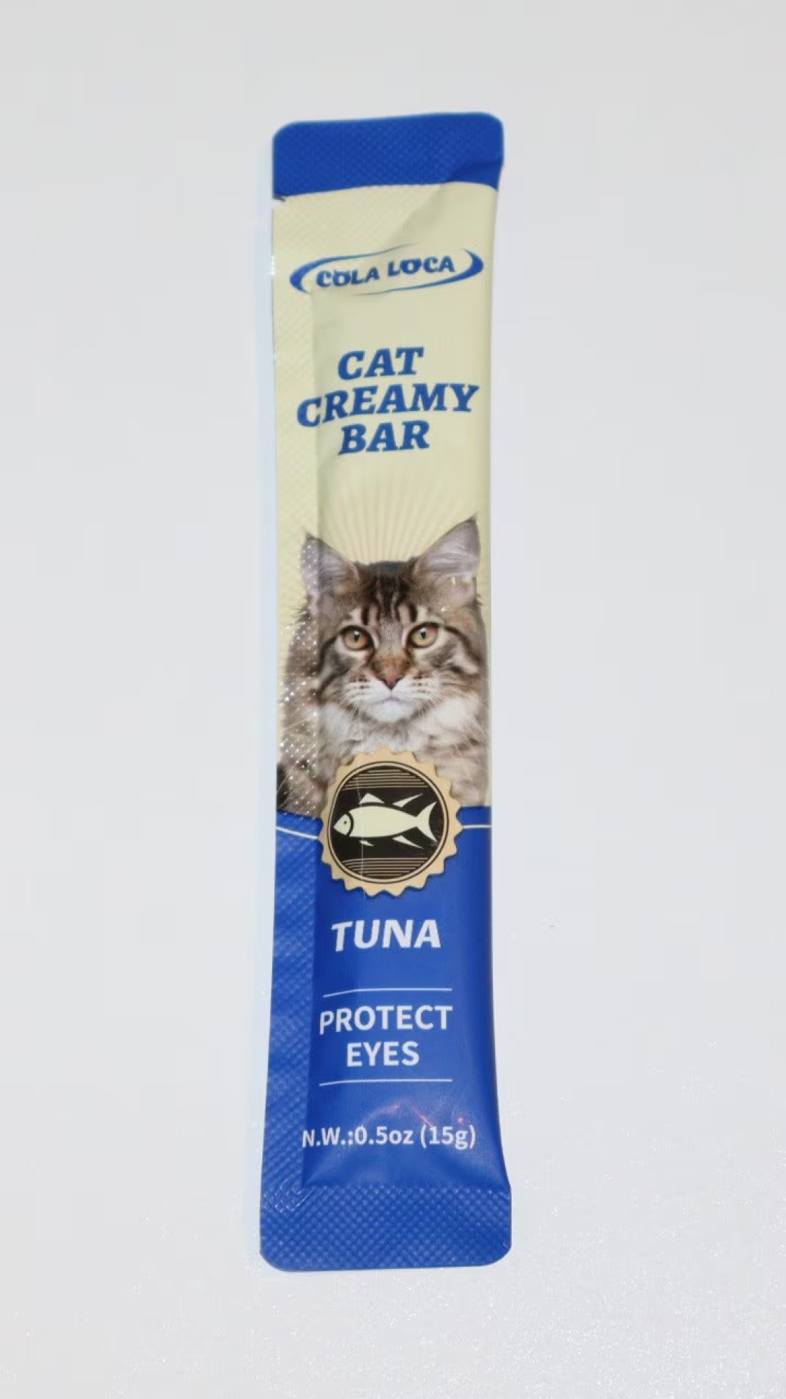 High-end Quality Tuna Cat Creamy bar Snacks Treats Cat Wet Food 15g