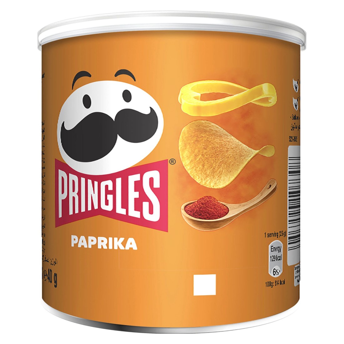 Pringles Paprika Potato Chips, 40g