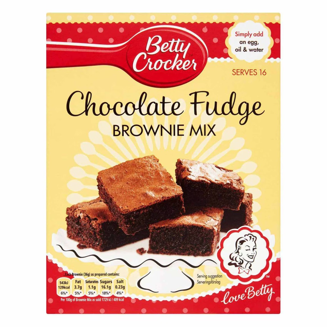 Betty Crocker Fudge Brownie 415g
