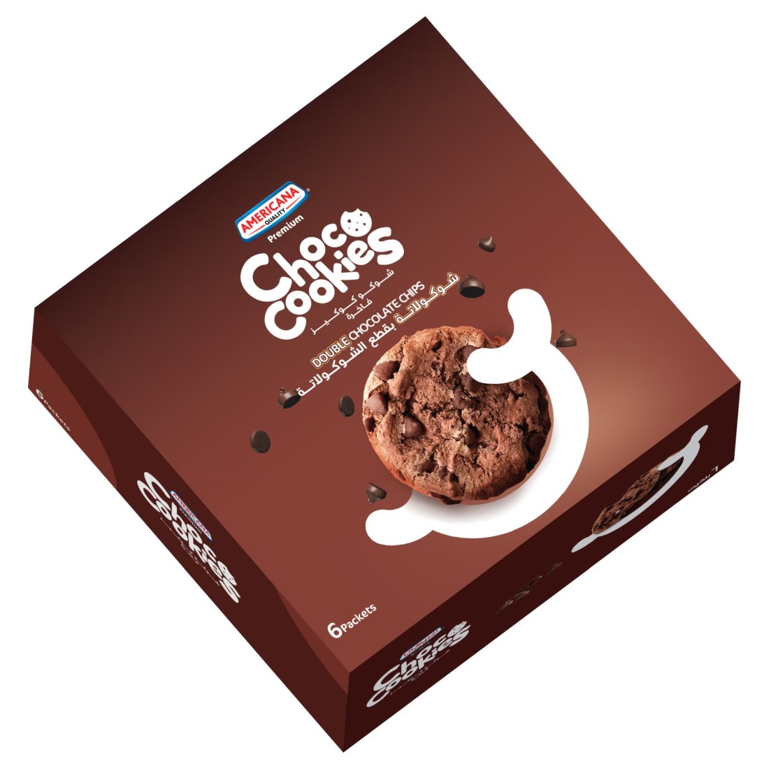 Americana Premium Mini Choco Cookies Original Chocolate Chips 35g Pack of 2