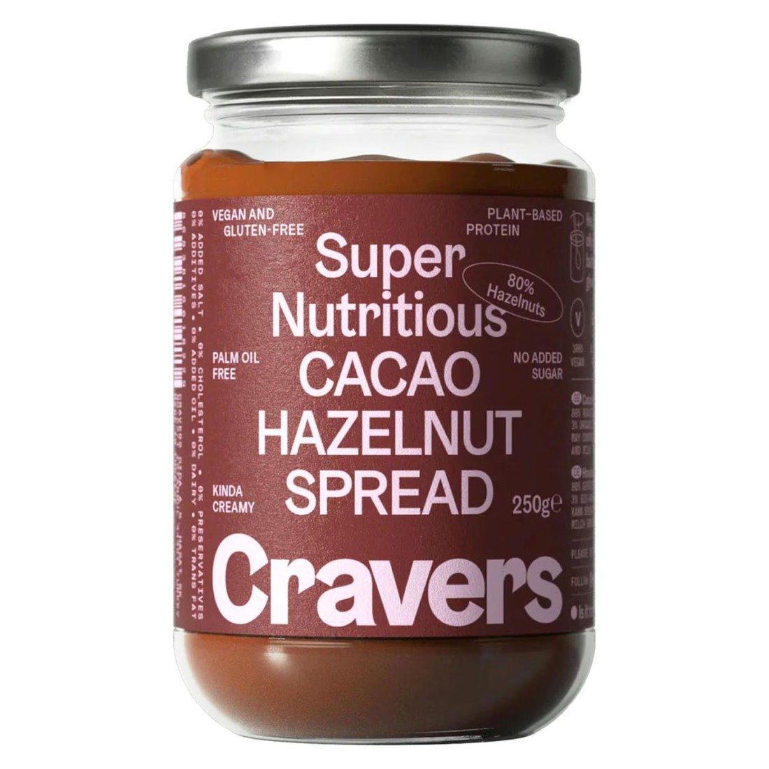 Cravers Super Nutritious Cacao Hazelnut Spread 250g