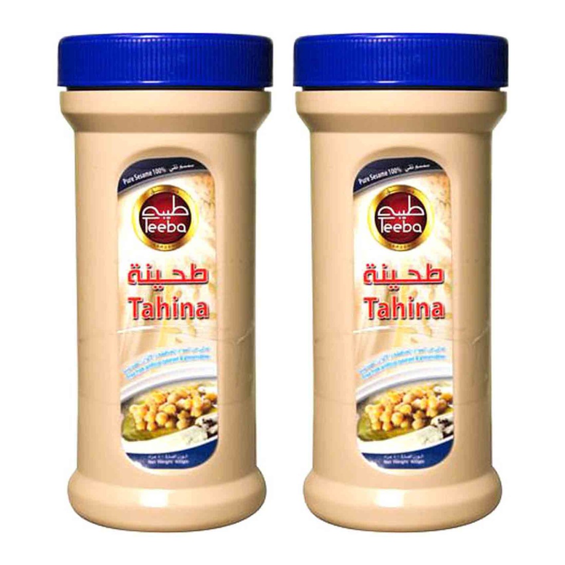 طيبة طحينة 400 غرام، عبوة من قطعتين