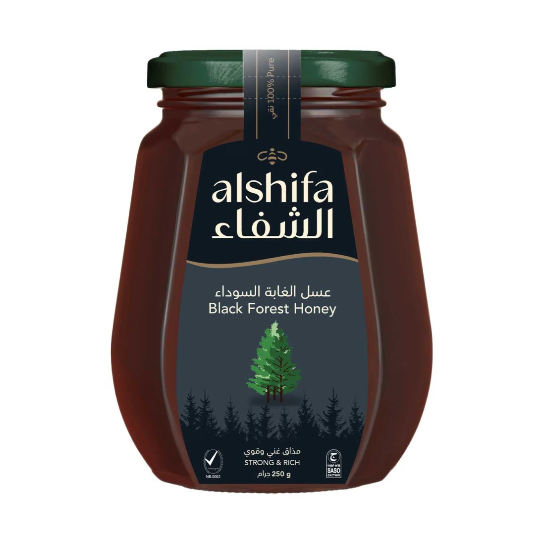 الشفاء عسل الغابة السوداء، 250 غرام