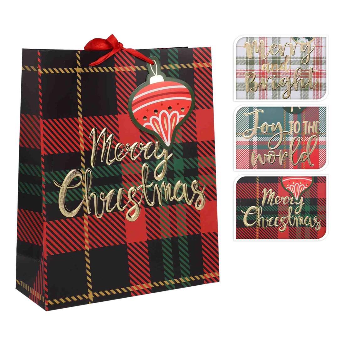 Gift Bag Large 3 Assorted Hotstamp