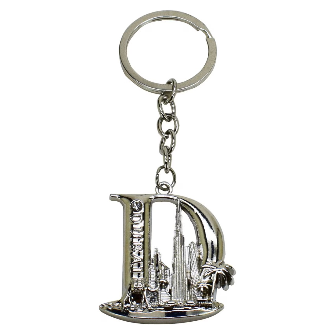 Dubai Souvenir 4 Metal Keychain Assorted