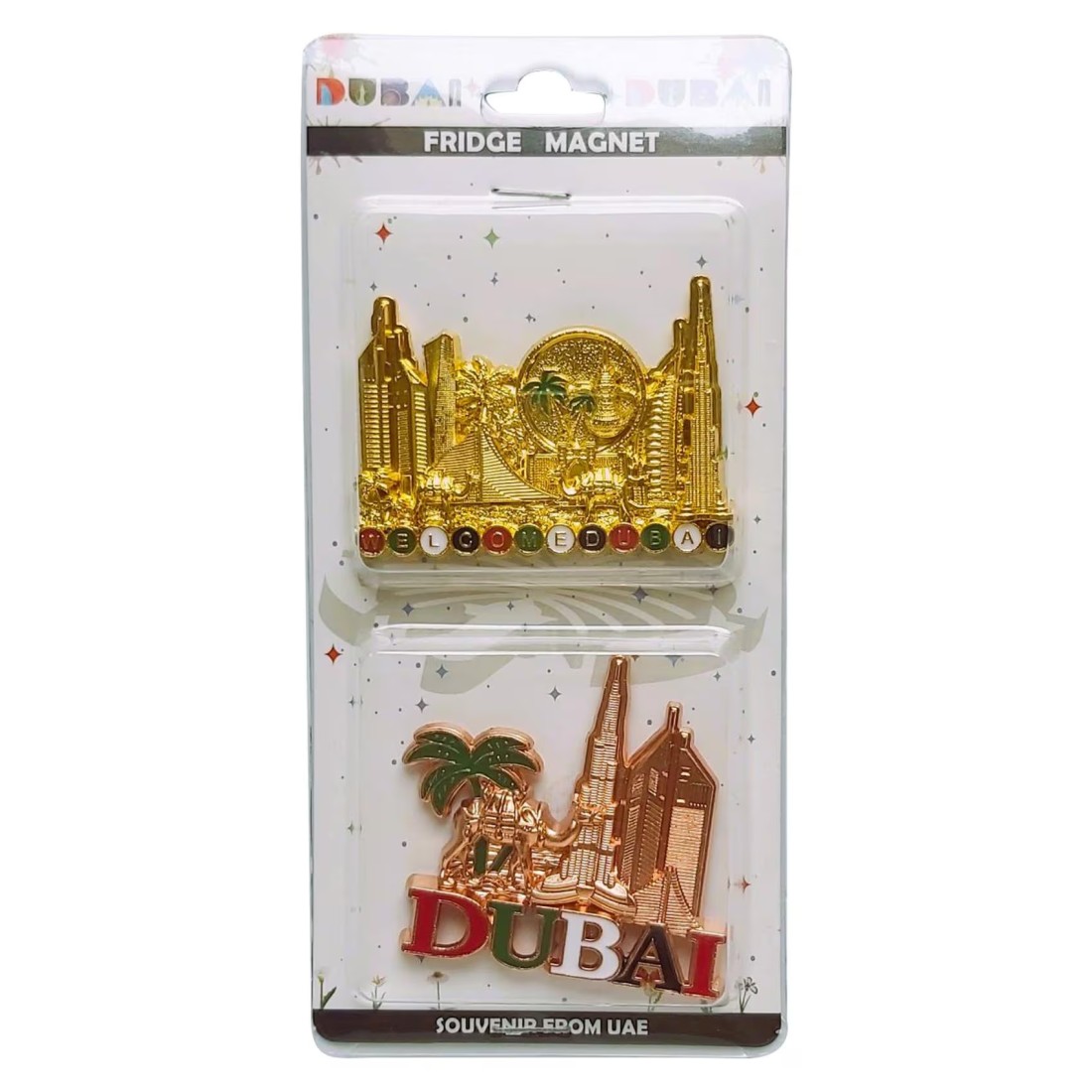 STK Souvenir Fridge Magnet Multicolour 2 PCS