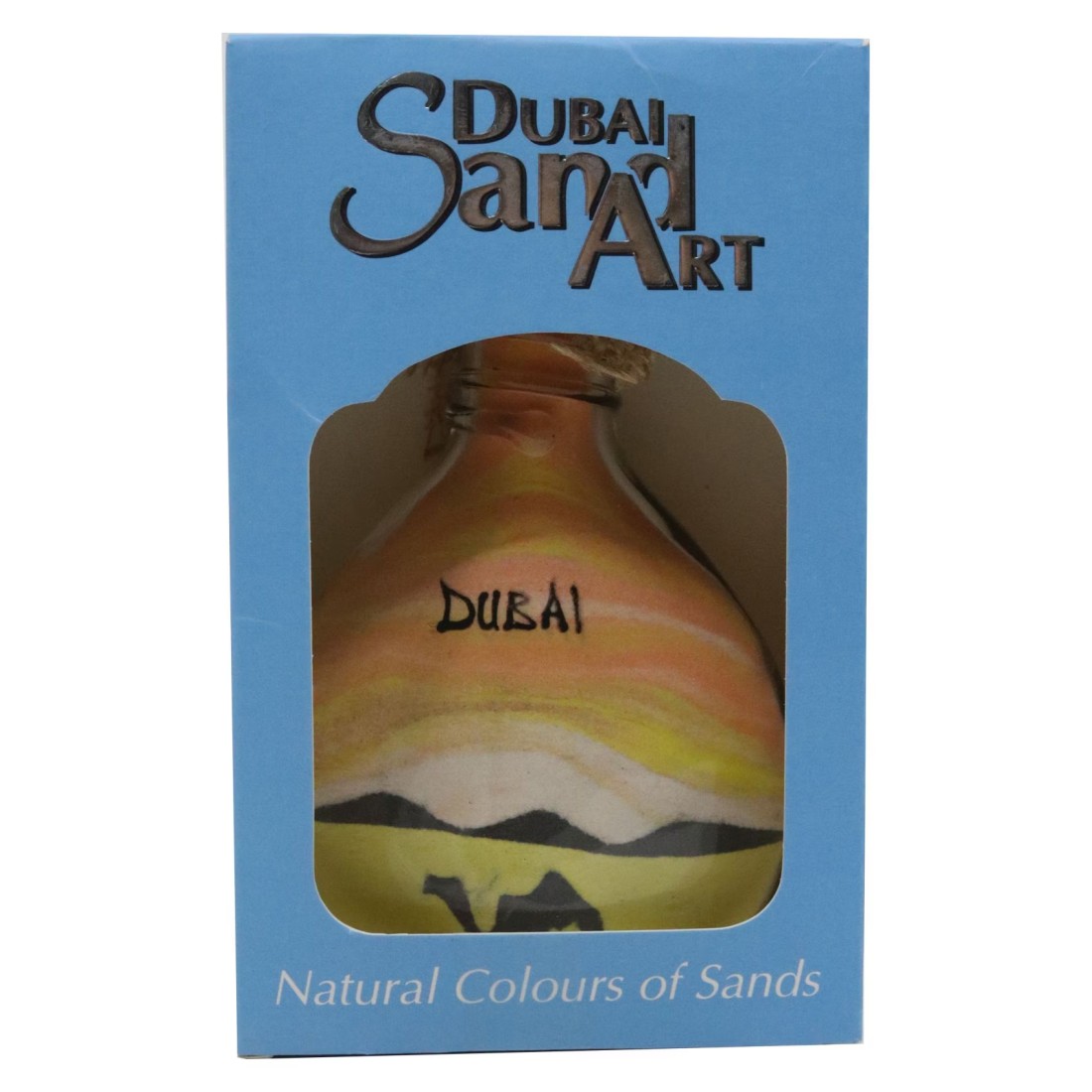 Dubai Sand Art Flat Sand Bottle With Sack Large Multicolour