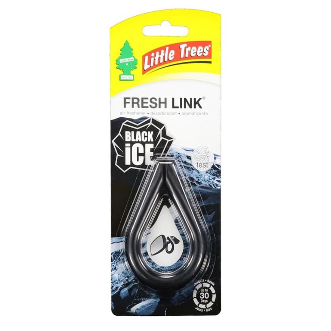 Little Trees Fresh Link Car Air Freshener (Black Ice)