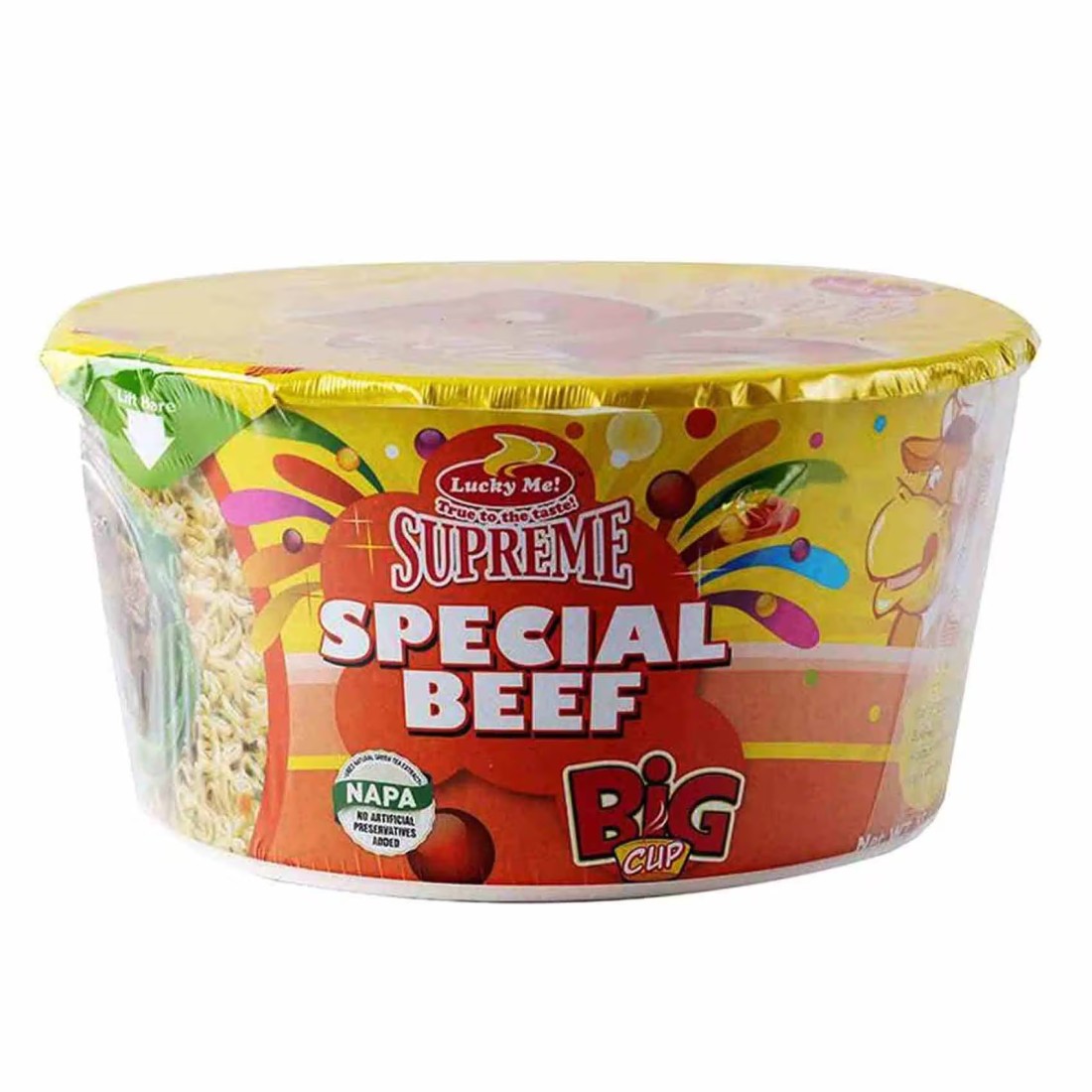Lucky Me! Supreme Special Beef Cup Noodles, 70g