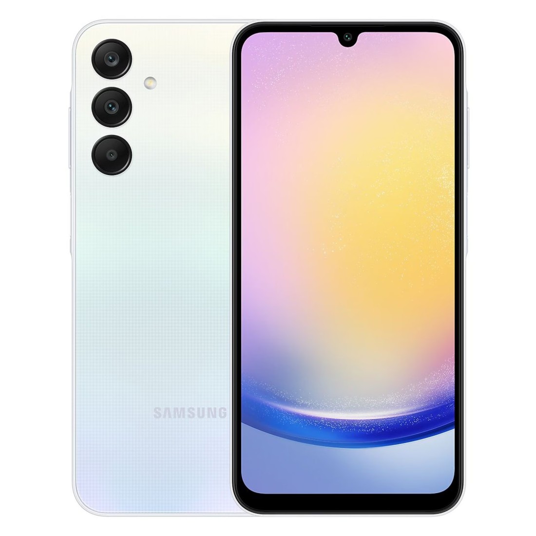 سامسونغ A25 هاتف ثنائي الشريحة، RAM سعة 6 غيغابايت، 128 غيغابايت، يدعم 5G LTE - أزرق فاتح