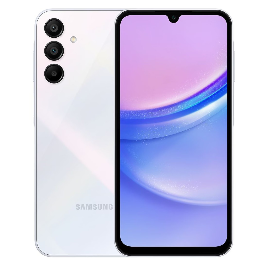 سامسونغ A15 هاتف ثنائي الشريحة، RAM سعة 6 غيغابايت، 128 غيغابايت، يدعم 4G LTE - أزرق فاتح
