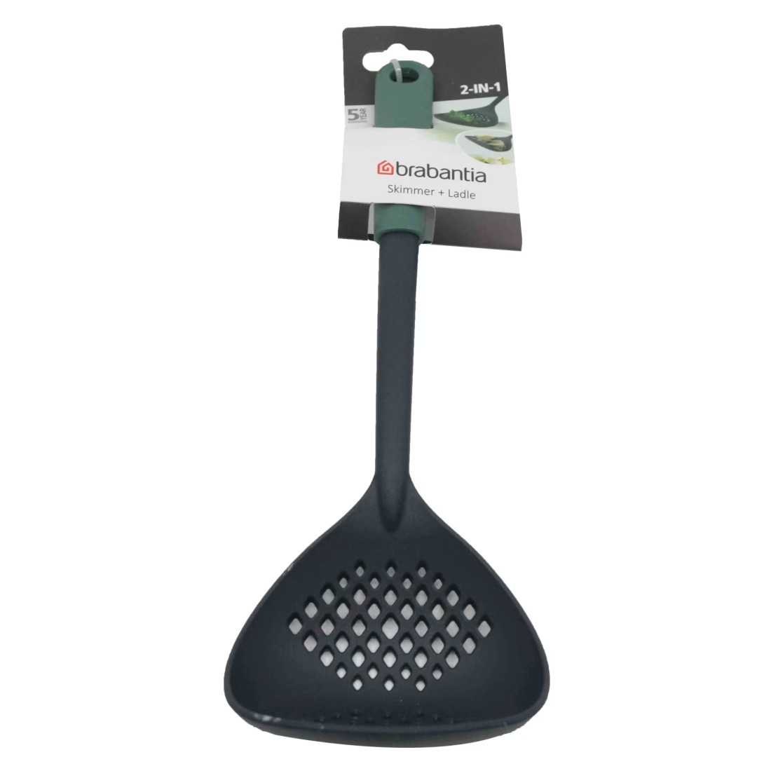 Brabantia Tasty+ 2-In-1 Skimmer Plus Ladle 122767 Fir Green