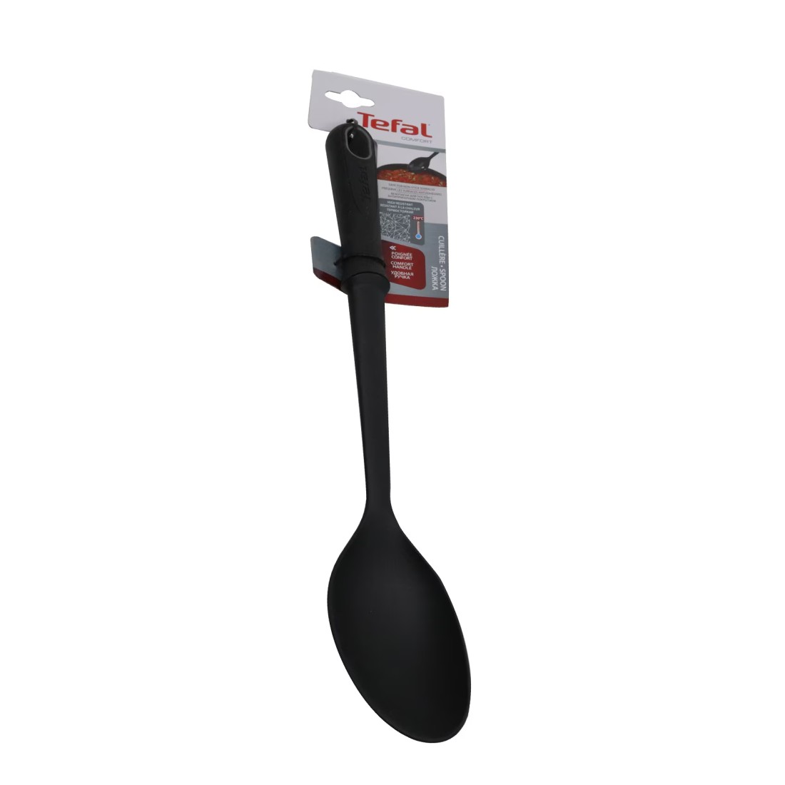 Tefal Comfort Touch Solid Spoon K1290114 Black