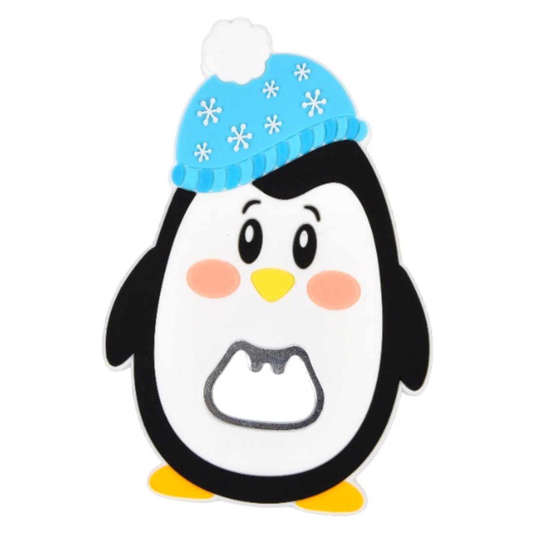 PVC and Metal Penguin Pattern Bottle Opener