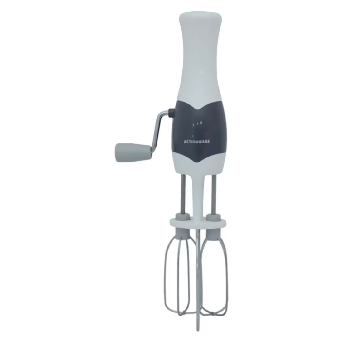 Actionware Stainless Steel Hand Beater White And Grey