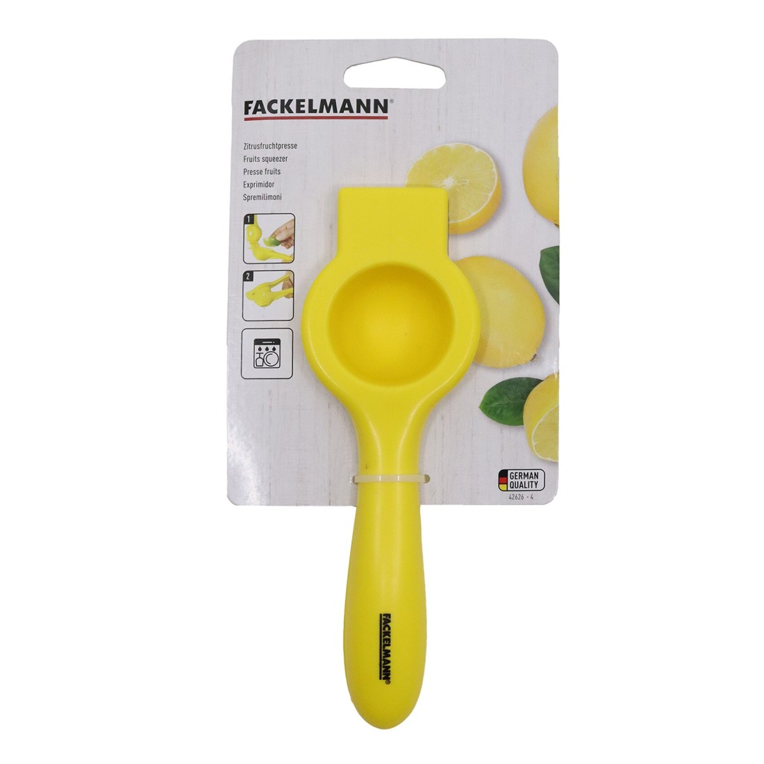 Fackelmann Lemon Press 426264 Yellow 19cm