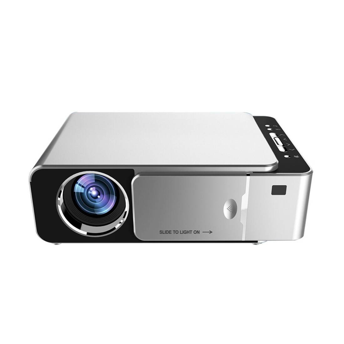 Generic-LCD T6 Smart Wifi Projector Support 1080p HD LED Portable Mini Projector Video For Home Theater Game Movie Cinema EU Plug