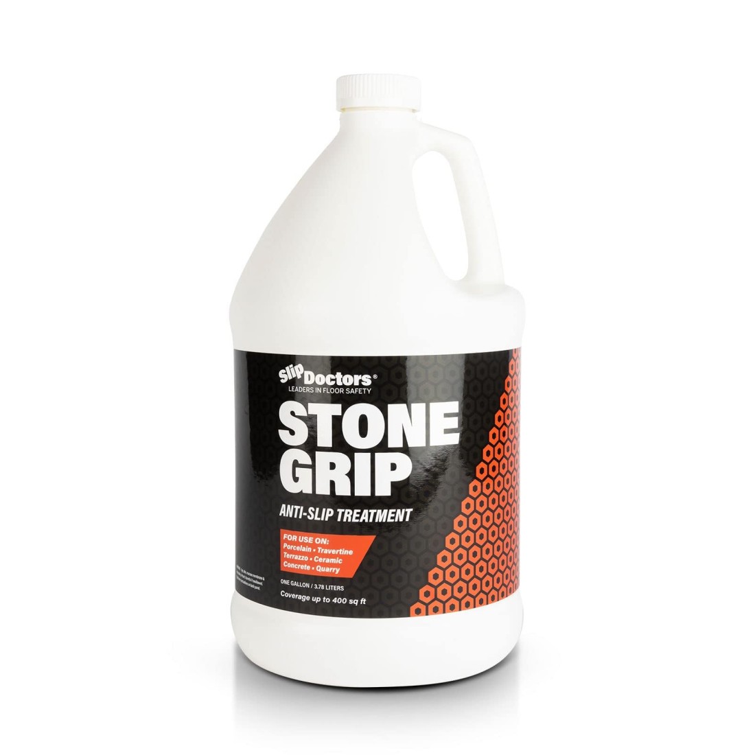 Stone Grip Industrial Gallon NonSlip Floor Treatment for Tile and Stone to Prevent Slippery Floors IndoorOutdoor ResidentialCommercial Works in Minutes for Increased Traction
